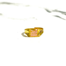 Square Child Ring - 14 carat gold