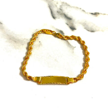 Rope Bracelet - 14 carat gold - 16cm/3,1mm