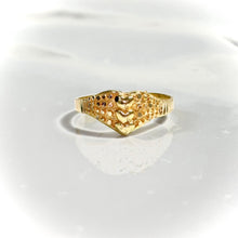 Triple Heart Ring - 14 carat gold