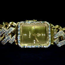 Sehgal Opulent Watch - Silver 925 + Gold plating - Cuban Link