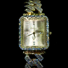 Sehgal Opulent Watch - Silver 925 + Gold plating - Cuban Link