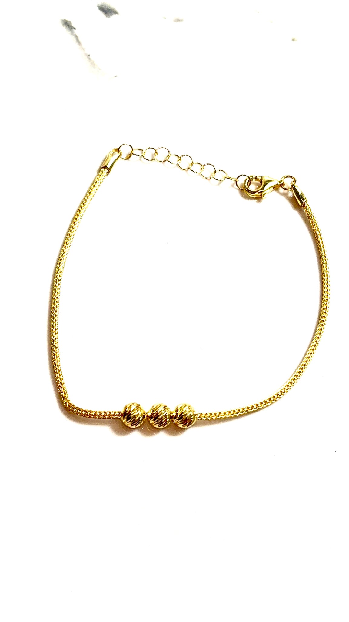Mooncut Kings Bracelet - 20cm/4,9mm - 14 Carat Gold