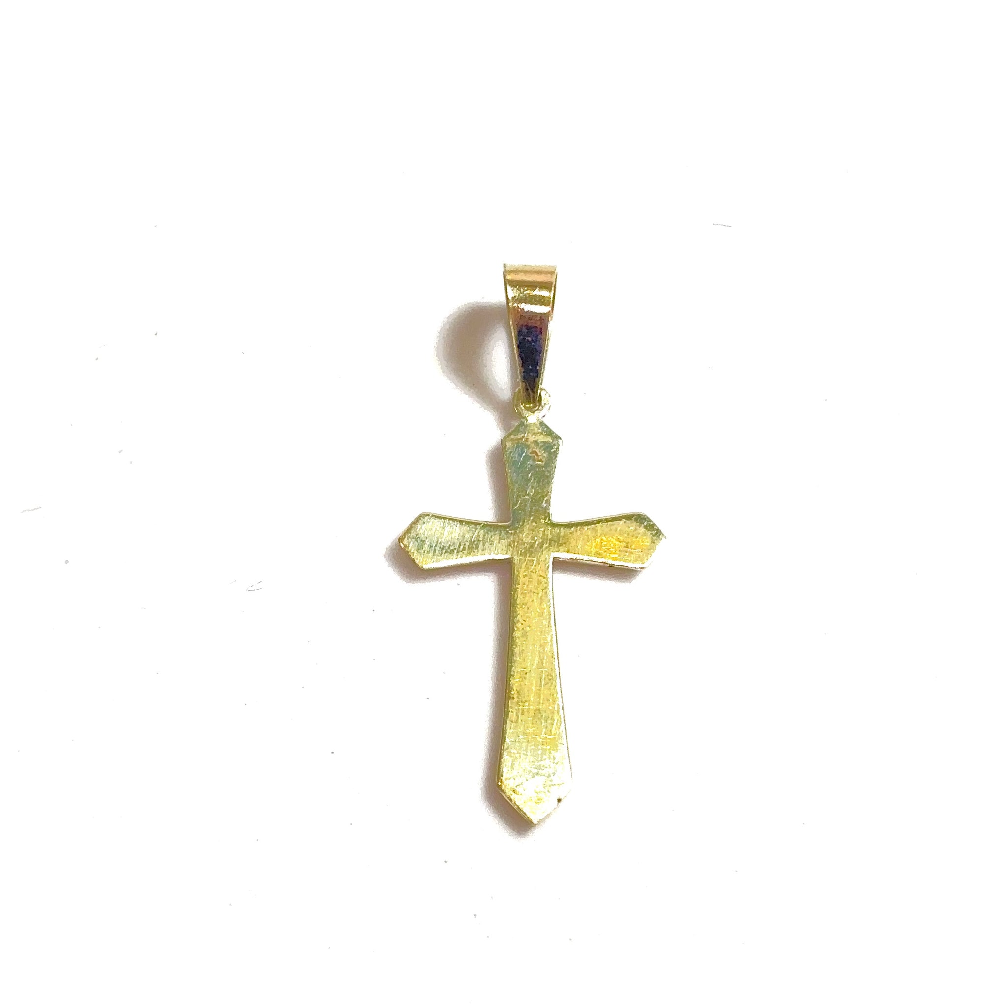 Small Cross Pendant - 14 carat gold