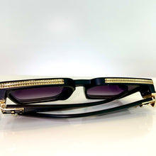 Majesty Glasses - gold plated -  Matte Black