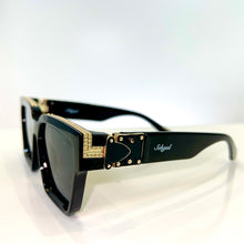 Majesty Glasses - gold plated - Shiny black