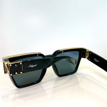 Majesty Glasses - gold plated - Shiny black