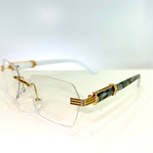 Marblecut Glasses - gold plated -  Transparant Shade