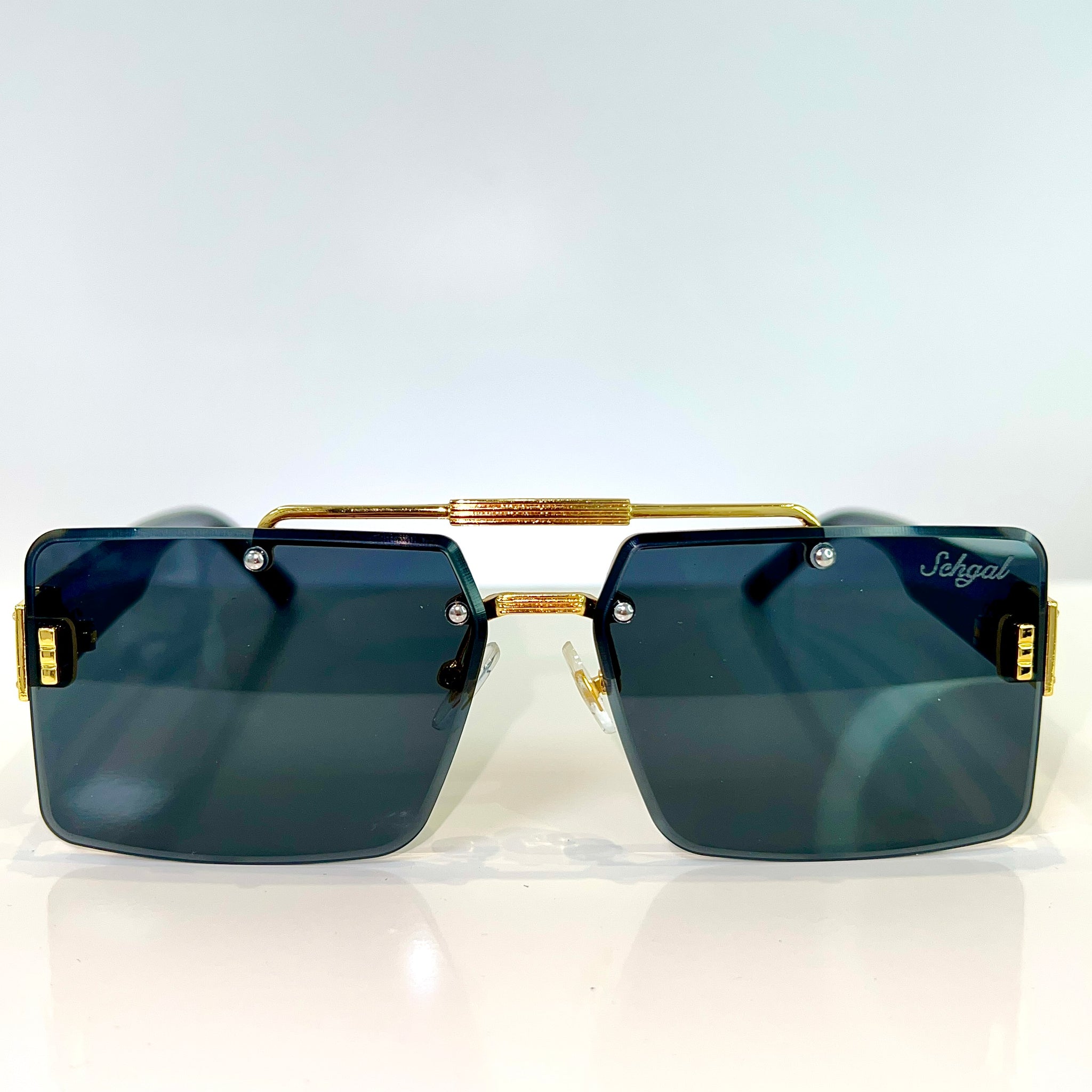 Project X Glasses - 14 carat gold plated - Black Shade
