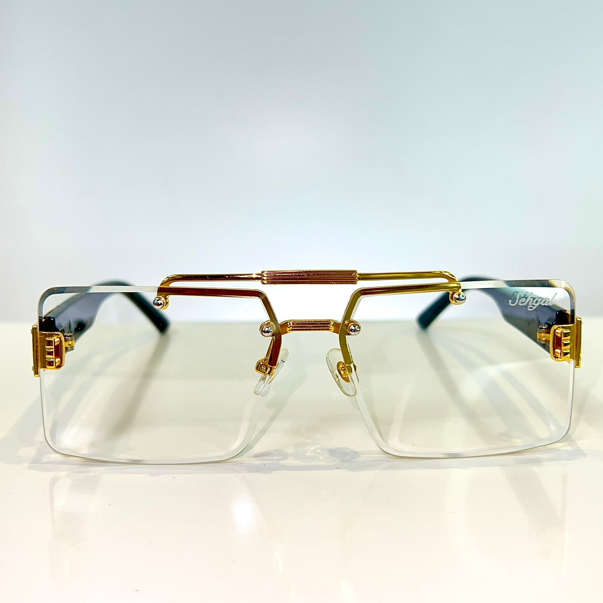 Project X Glasses goldplating + Swarovski Stenen -  Transparant Shade