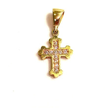 Small Cross Pendant - 14 carat gold