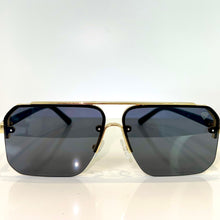 Mafiso Glasses - gold plated -  Black Shade