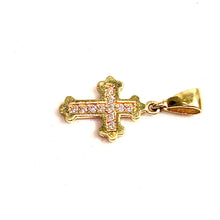 Small Cross Pendant - 14 carat gold