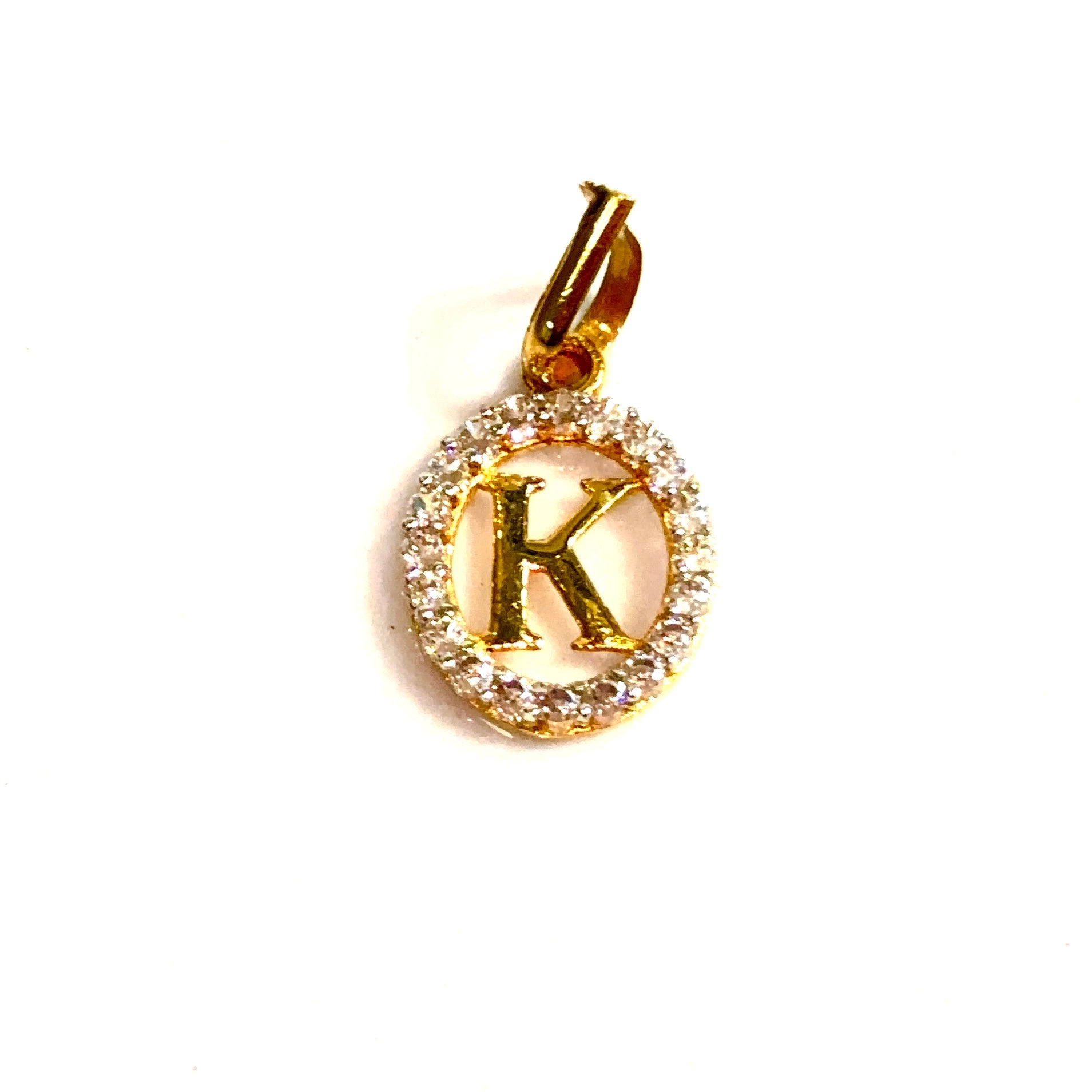 K Pendant - 14 carat gold