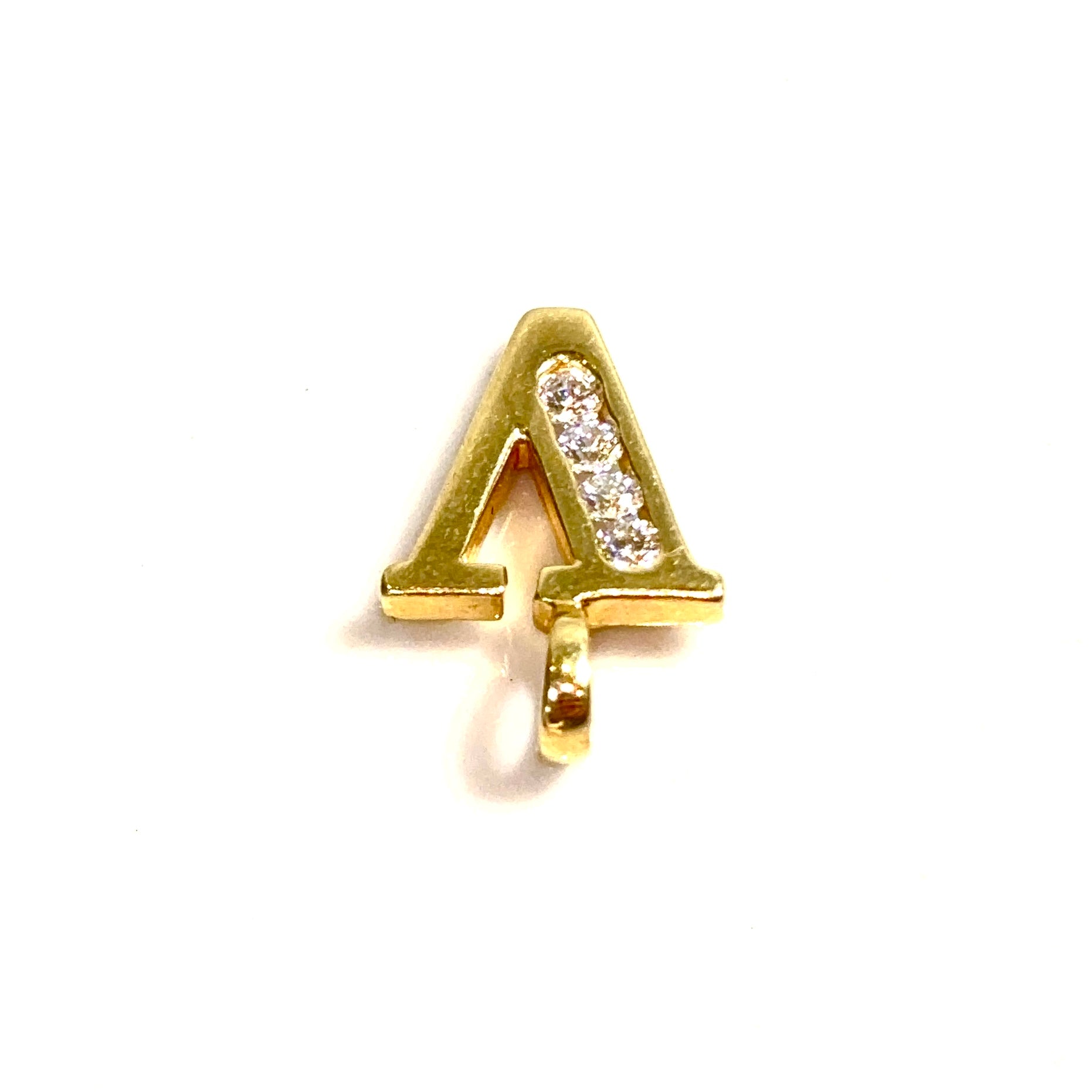 A Pendant - 14 carat gold