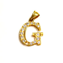 XL G Pendant - 14 carat gold