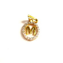 M Pendant - 18 carat gold