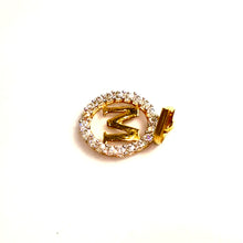 M Pendant - 18 carat gold