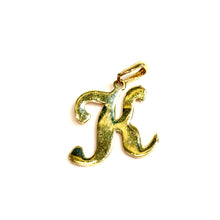 K Pendant - 14 carat gold