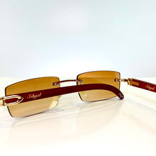 Guerrero Glasses - gold plated -  Brown Shade