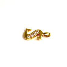S Pendant - 14 carat gold