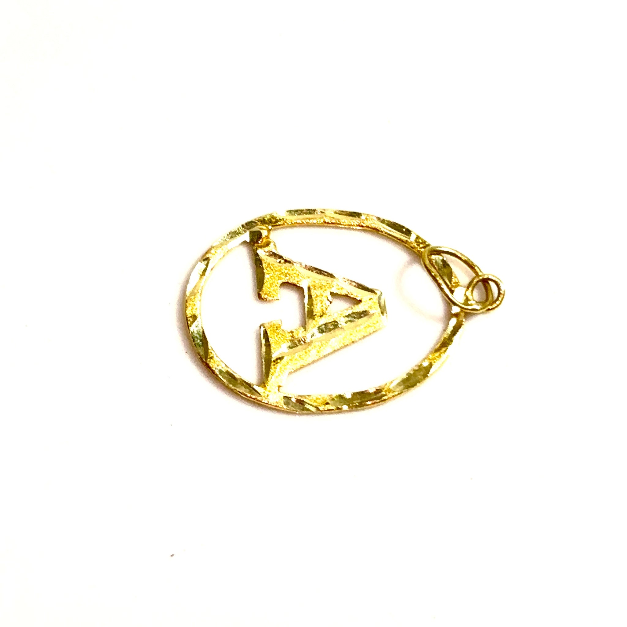 A Pendant - 14 carat gold