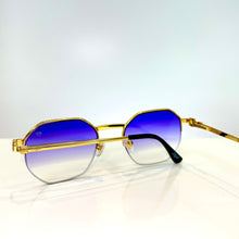 Los Angeles Glasses - Gold plated -  Purple Shade