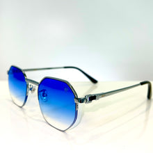 Los Angeles Glasses - gold plated -  Blue Shade