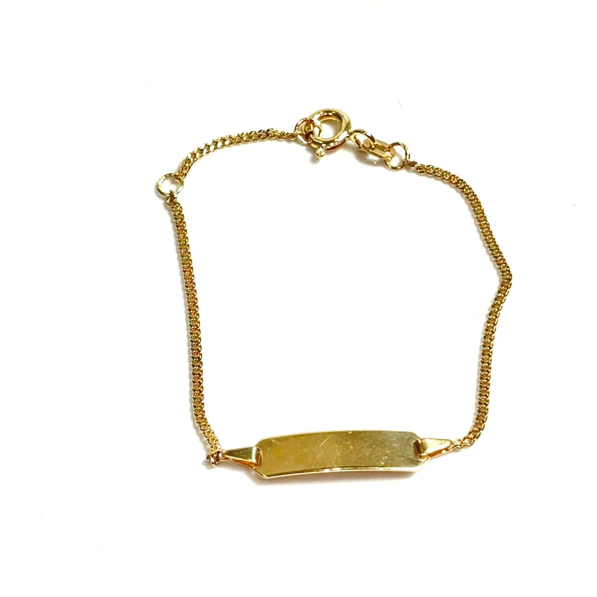 Cuban Link Bracelet - 14cm/5mm - 14 carat gold