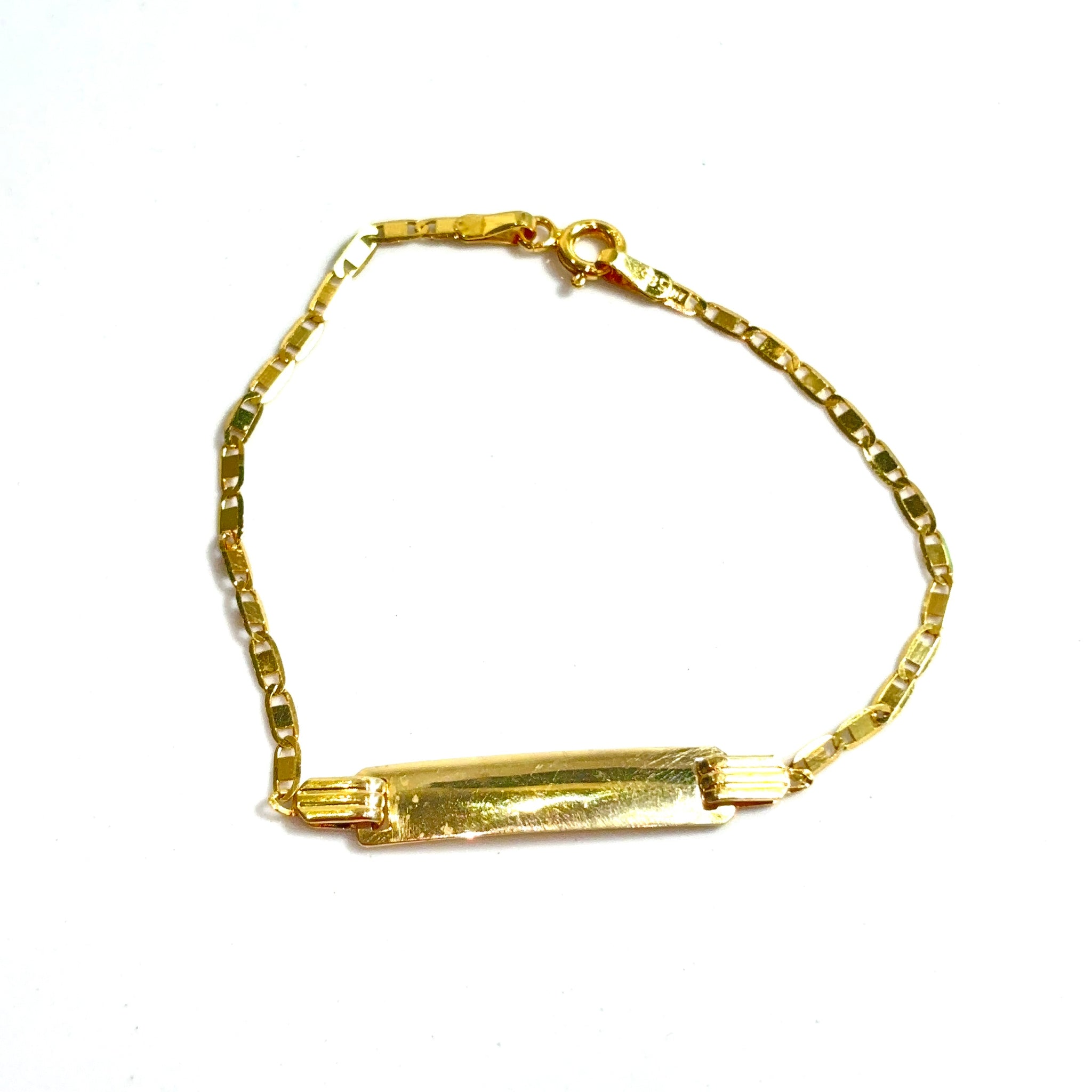 Figaro Bracelet - 15.5cm/5.5mm - 14 carat gold