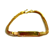 Shining Cuban Link Bracelet - 15cm/5.4mm - 18 carat gold
