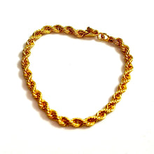 Rope Bracelet - 15cm/6.4mm - 14 carat gold