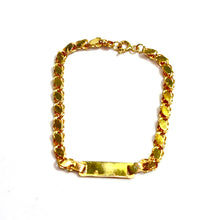 Coins Bracelet - 15cm/5.2mm - 14 carat gold