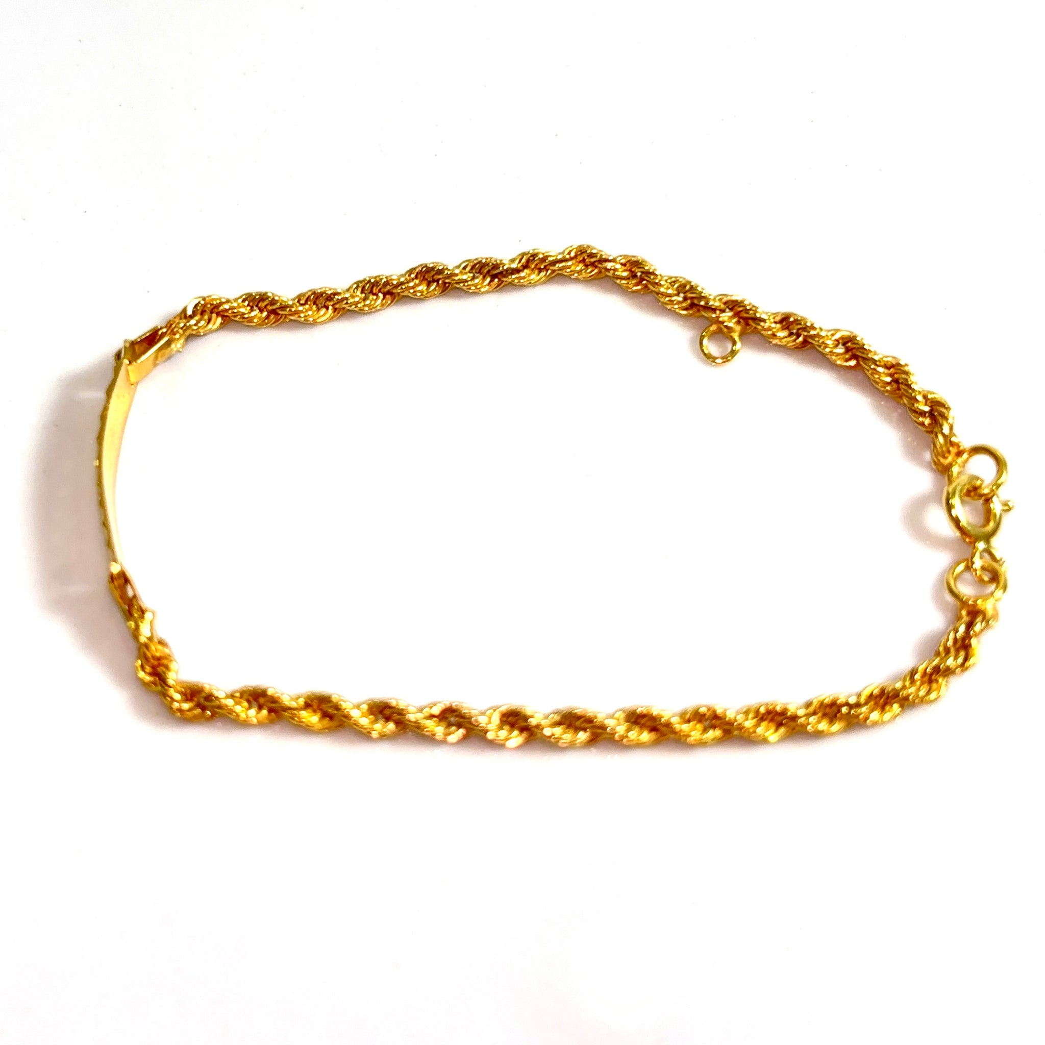 Rope Bracelet - 16,5cm/6.3mm - 14 carat gold