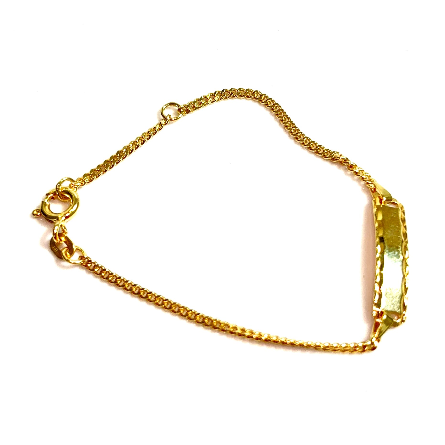 Cuban Link Bracelet - 14.5cm/5mm - 14 carat gold