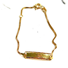 Box Bracelet - 14cm/5mm - 14 carat gold