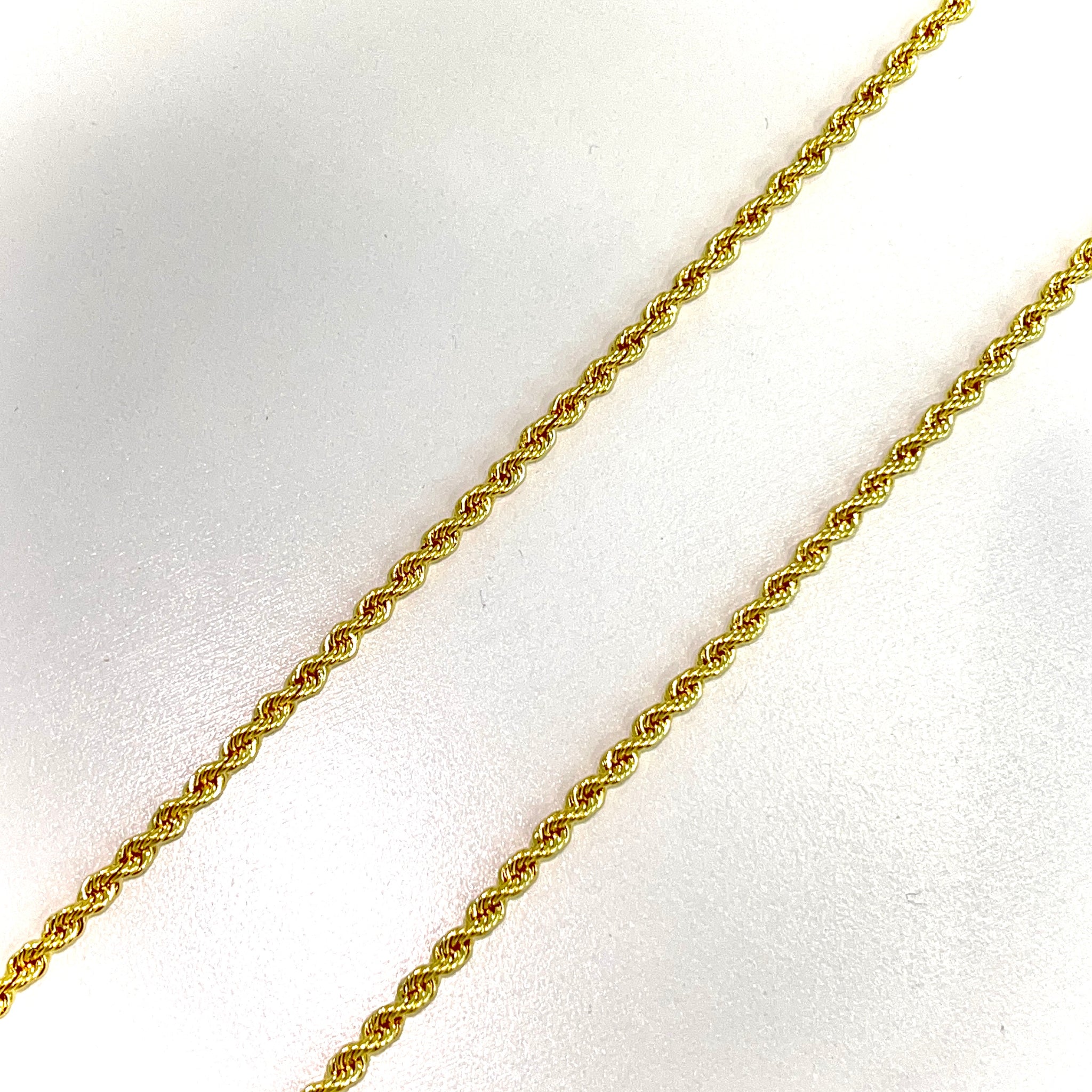 Rope Chain - 3.5mm 60cm - 14 carat