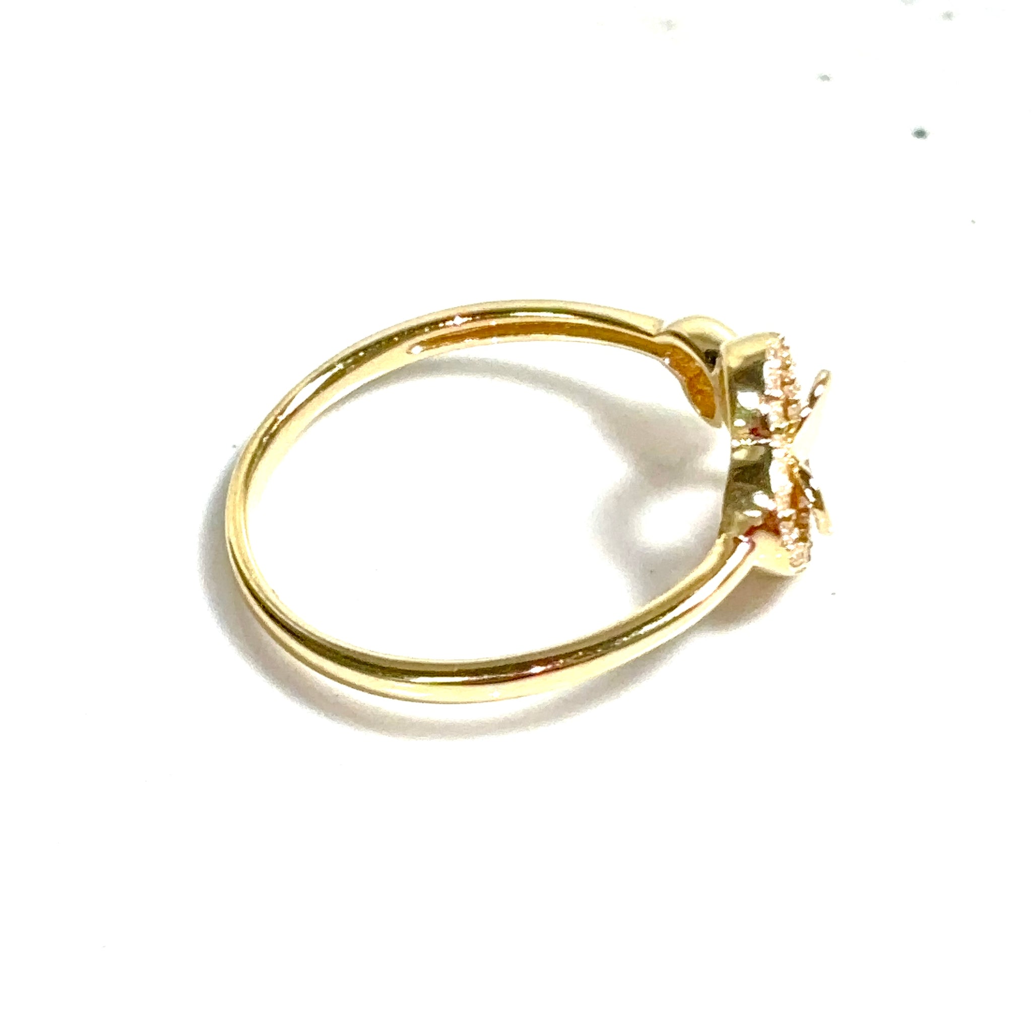 Shining Heart Ring - 14 carat gold