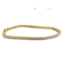 Sparkling Bracelet - 18cm/2,4mm - 14 carat gold