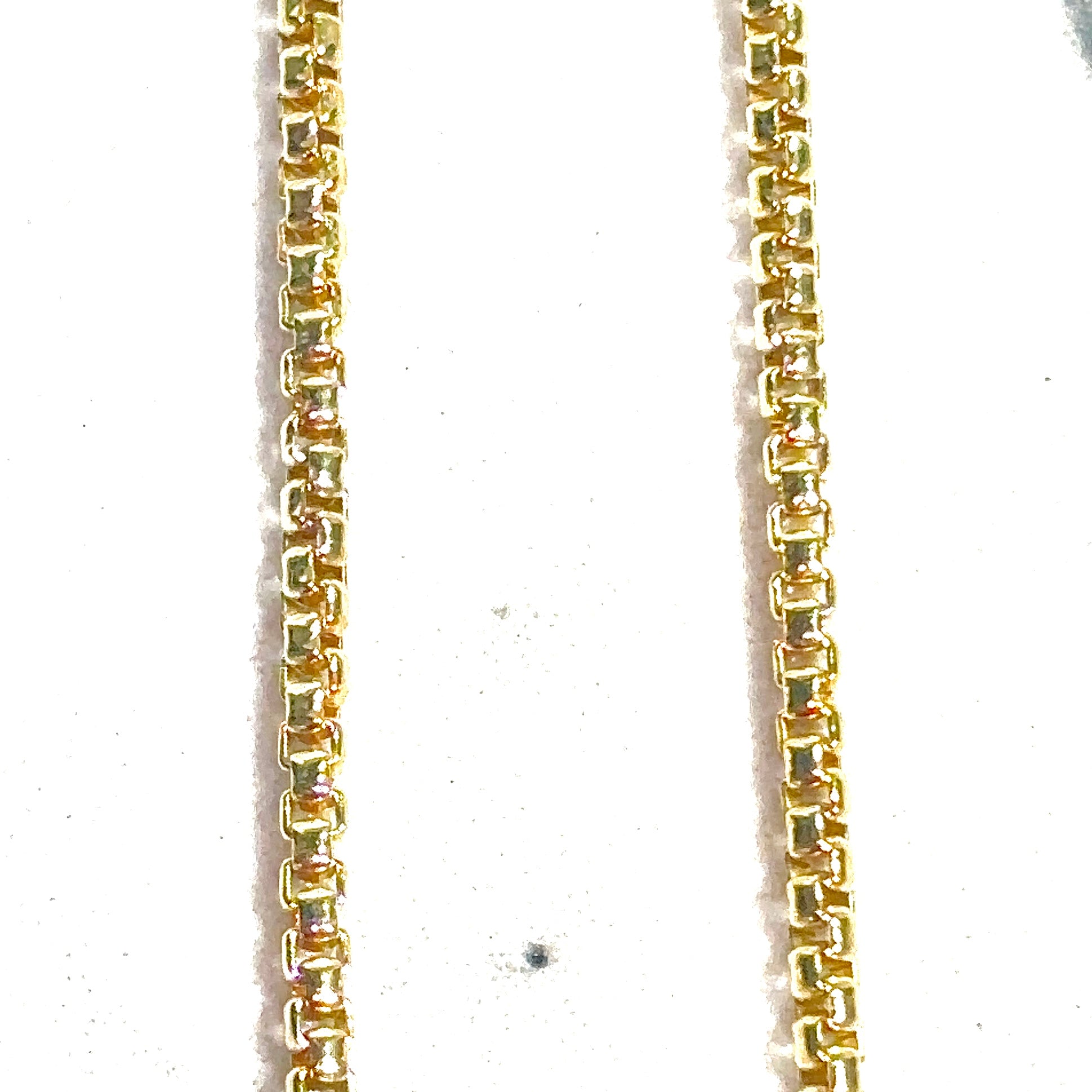 Block Chain - 46cm/1,6mm - 14 carat gold