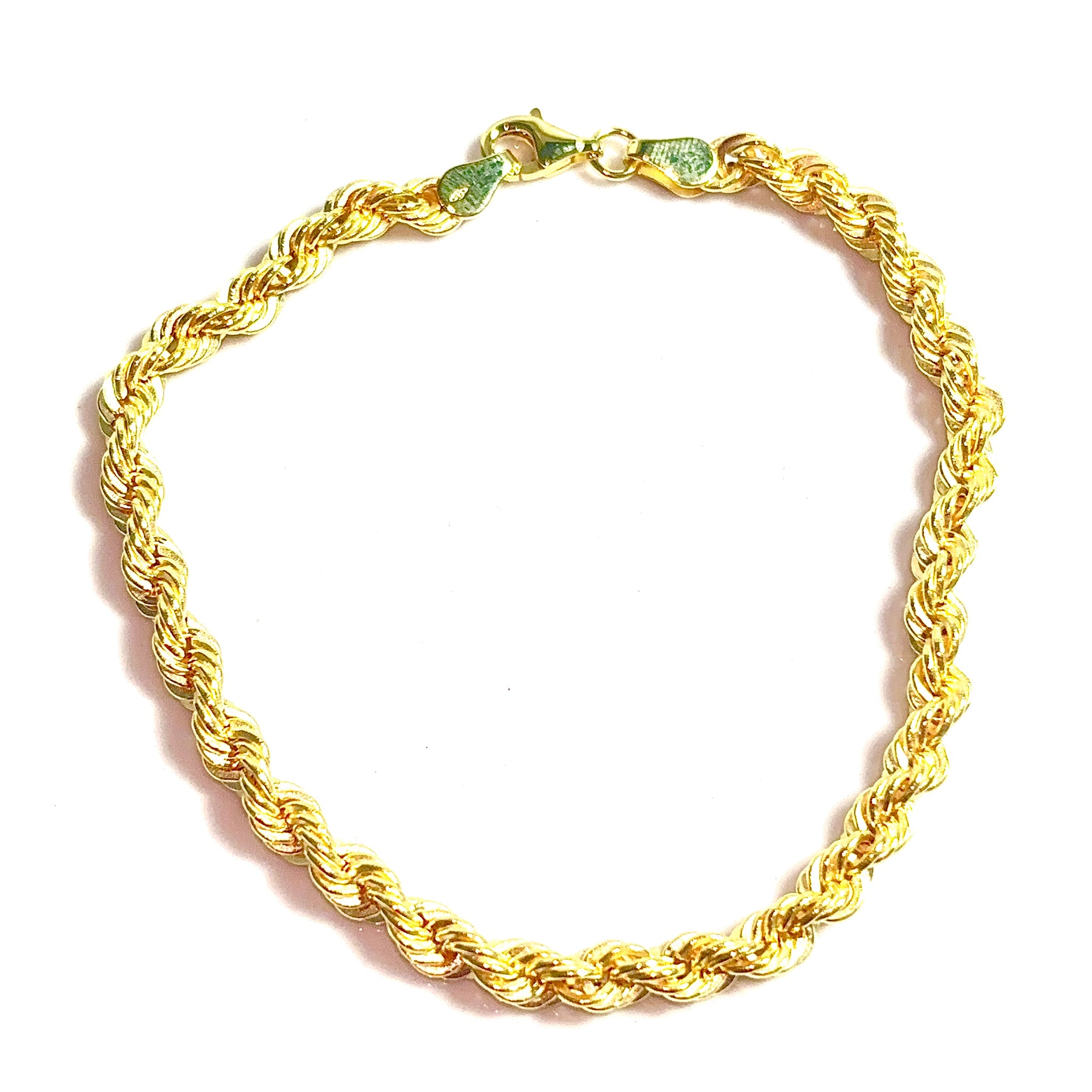 Rope Bracelet - 19,5cm/4,1mm - 14 carat gold