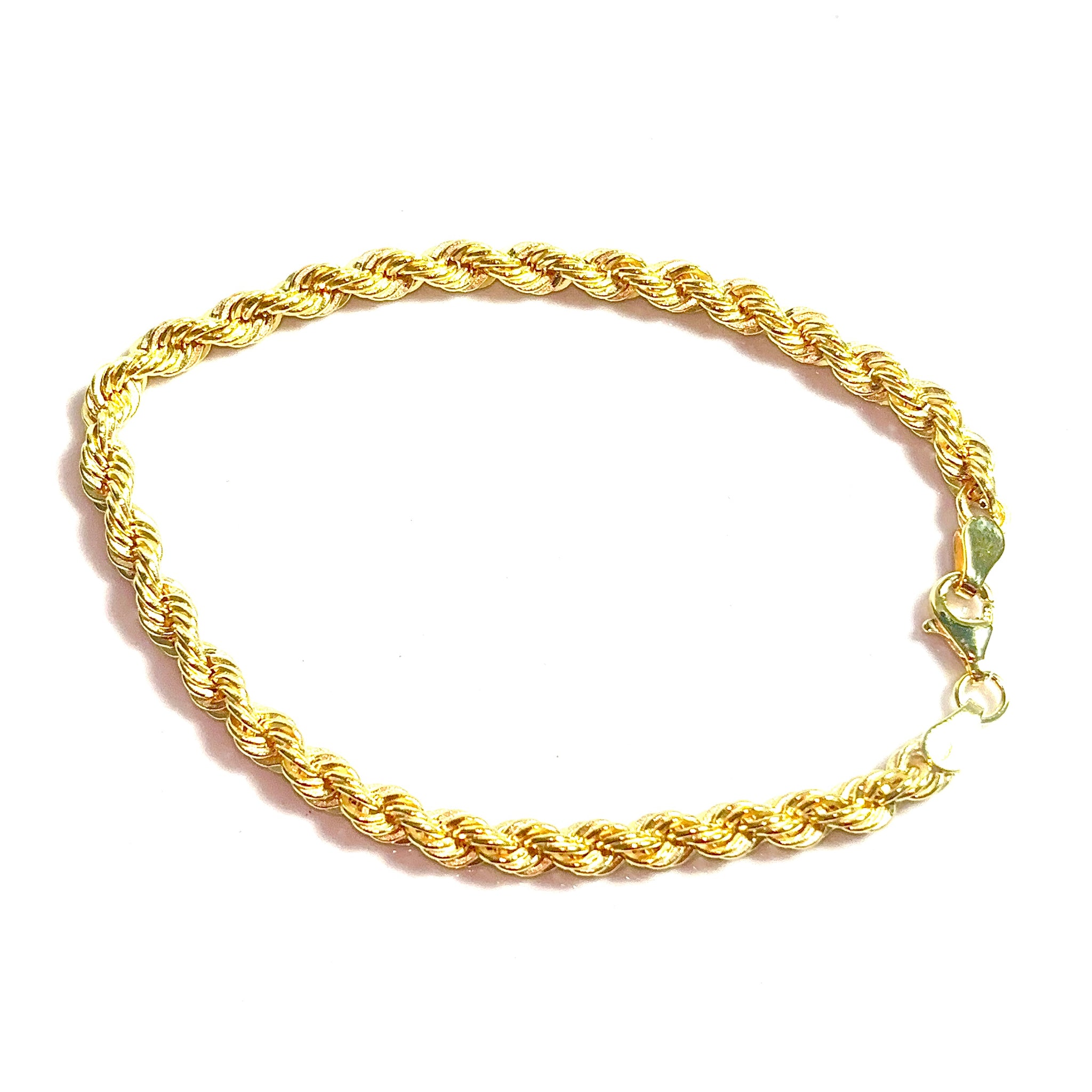 Rope Bracelet - 19,5cm/4,1mm - 14 carat gold