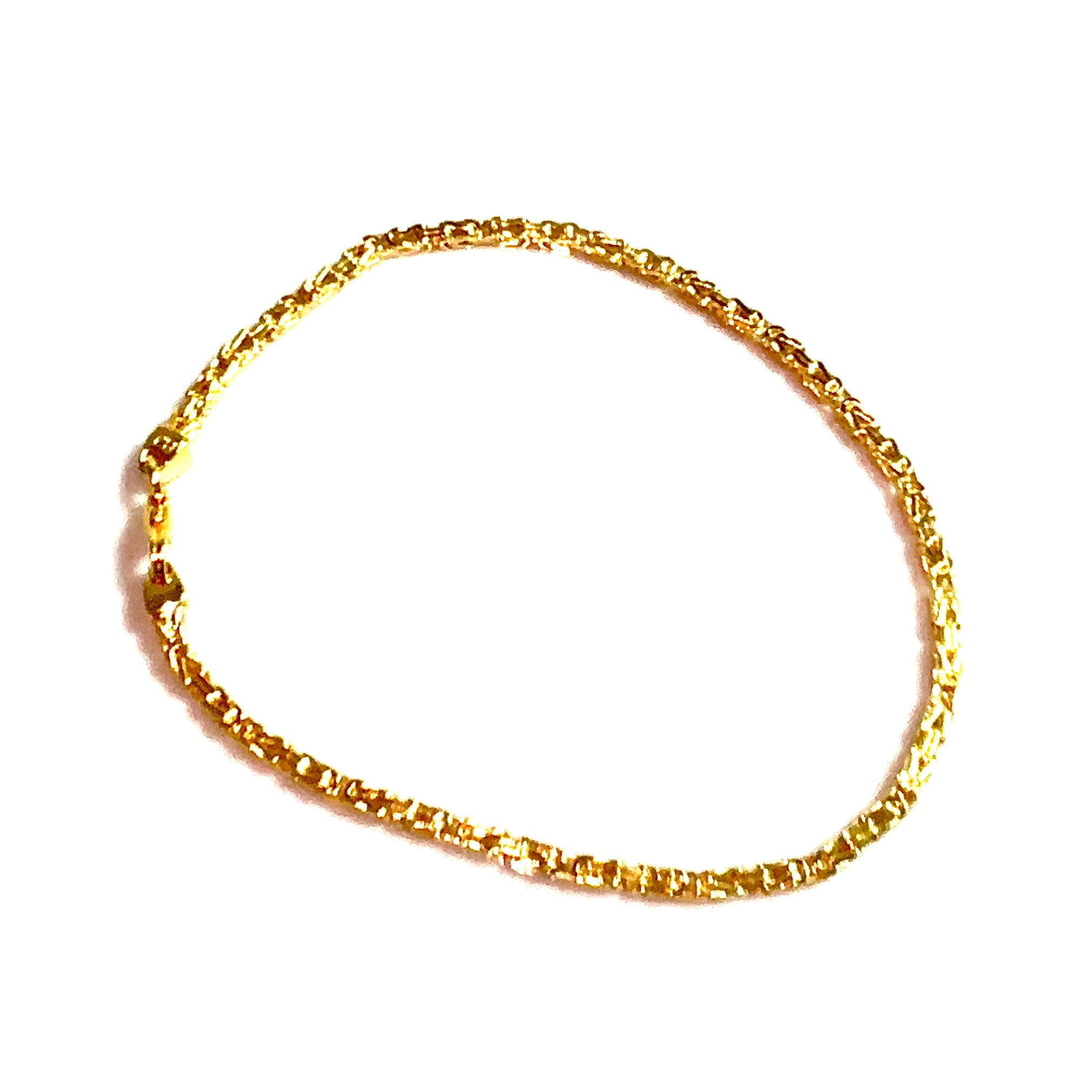 Kingsbracelet - 19cm/2mm - 14 carat gold