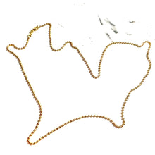 Balls Chain - 60cm/2mm - 14 carat gold