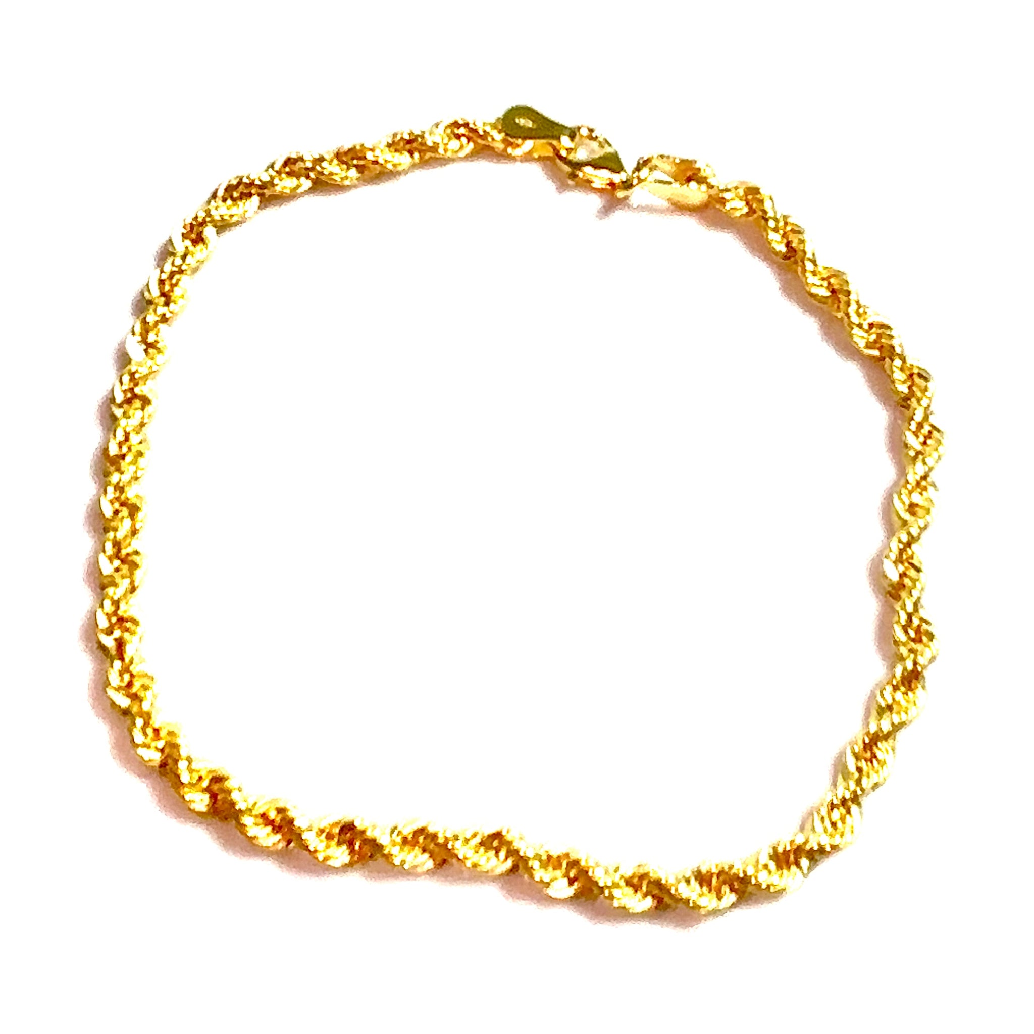 Rope Bracelet - 19cm/3,2mm - 14 carat gold
