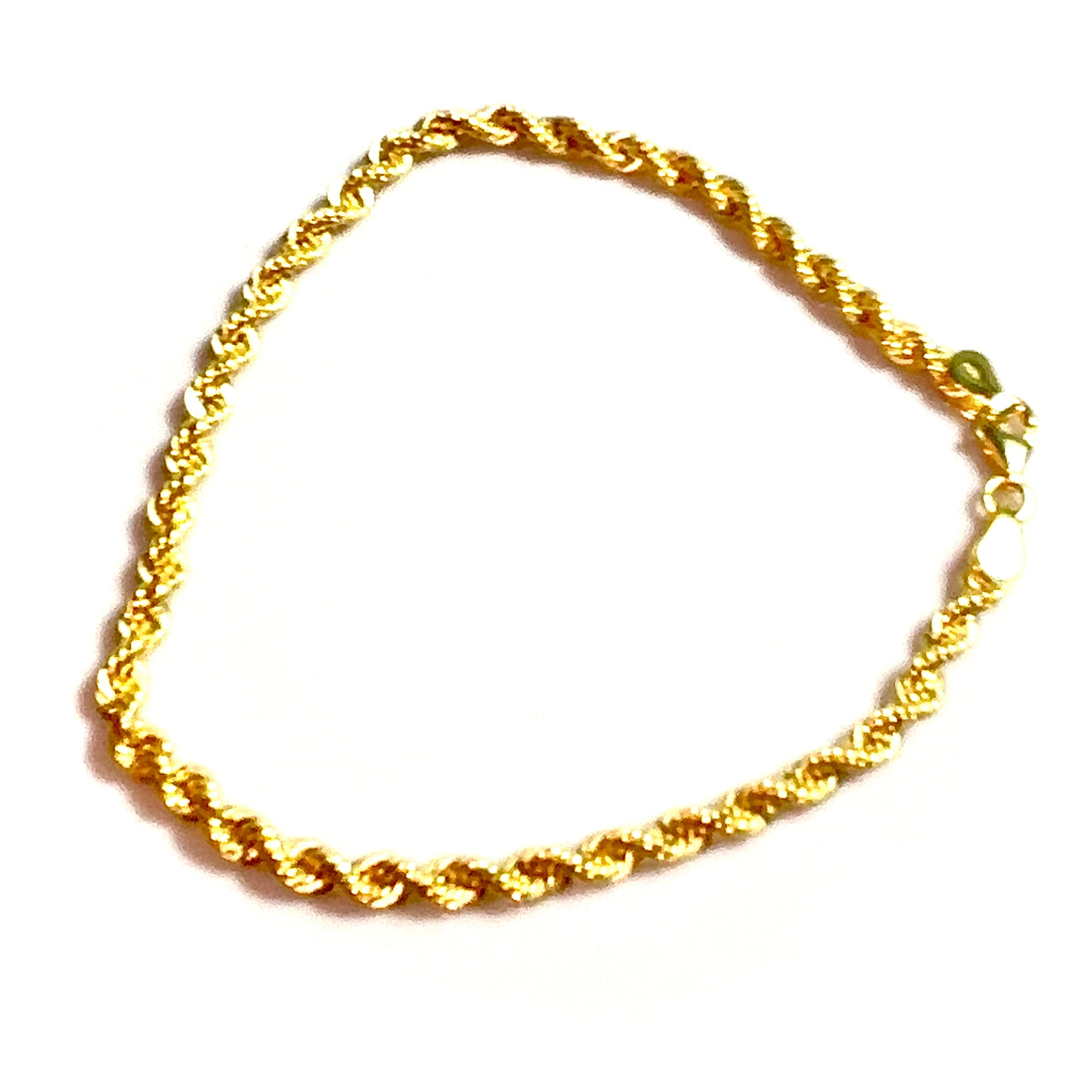 Rope Bracelet - 19cm/3,2mm - 14 carat gold