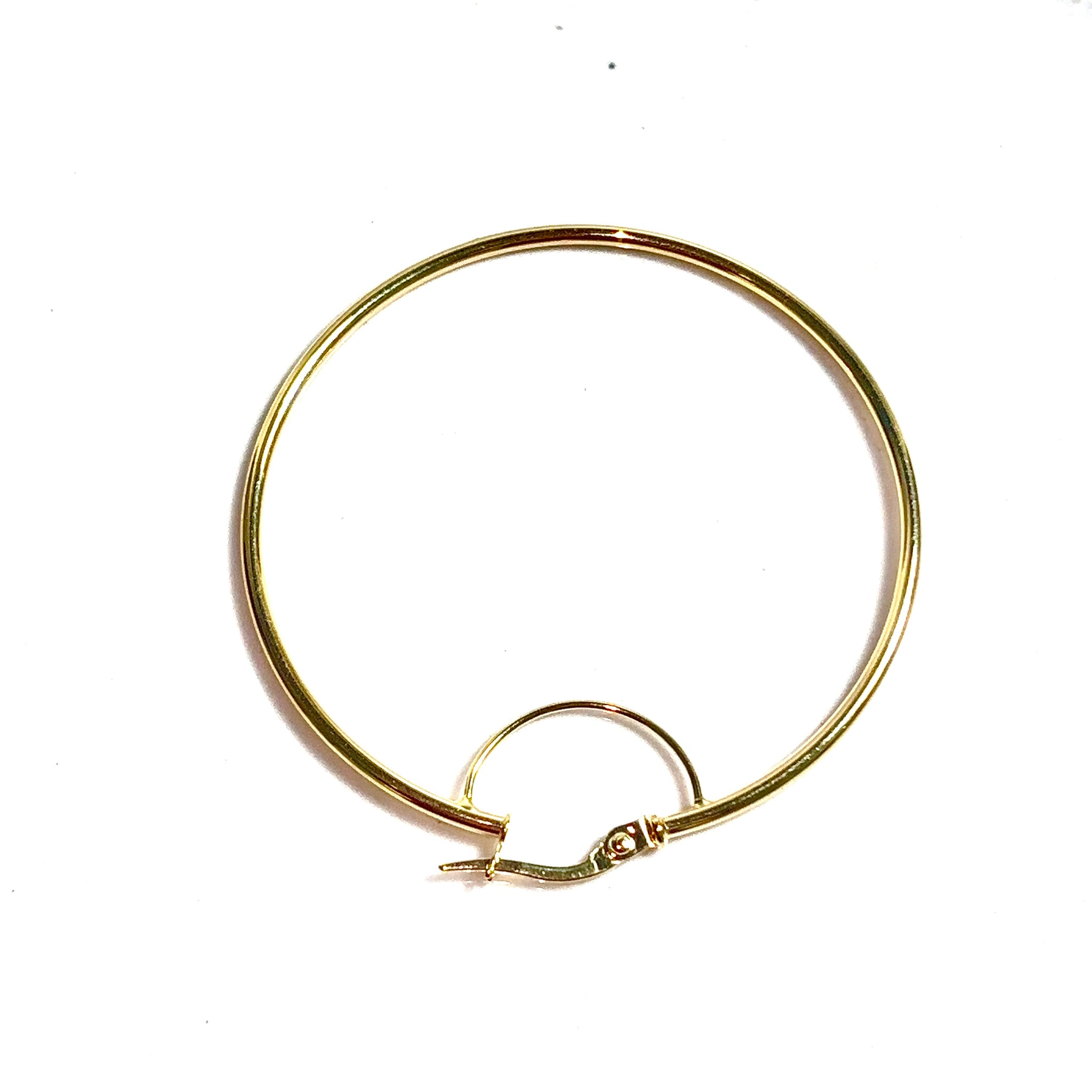 Small Glimmering Earrings - 14 carat gold