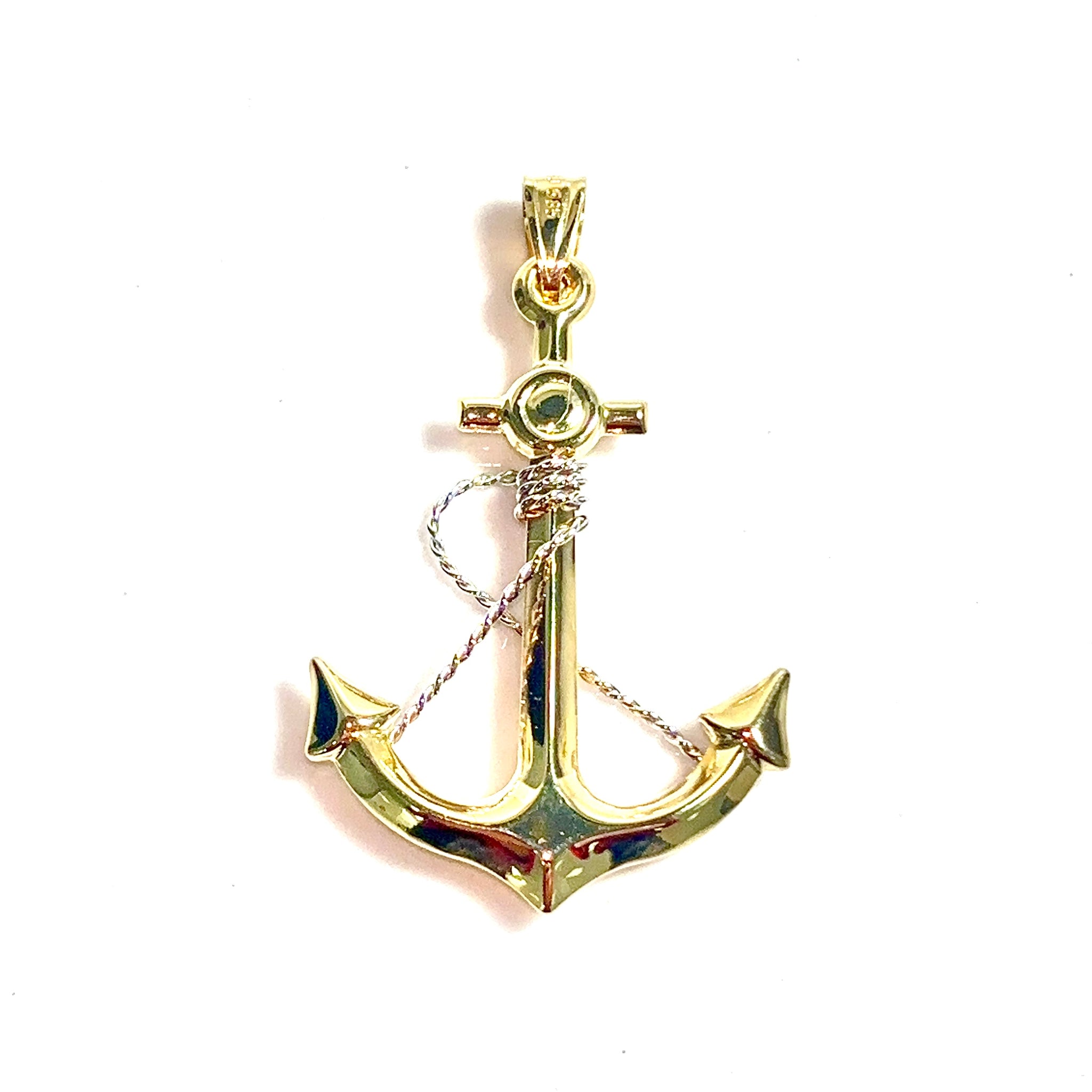 Anchor Pendant - 14 carat gold