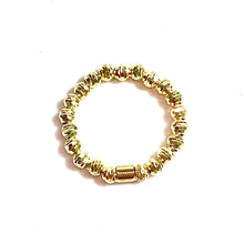 Twisted Bead Ring – 14 carat gold