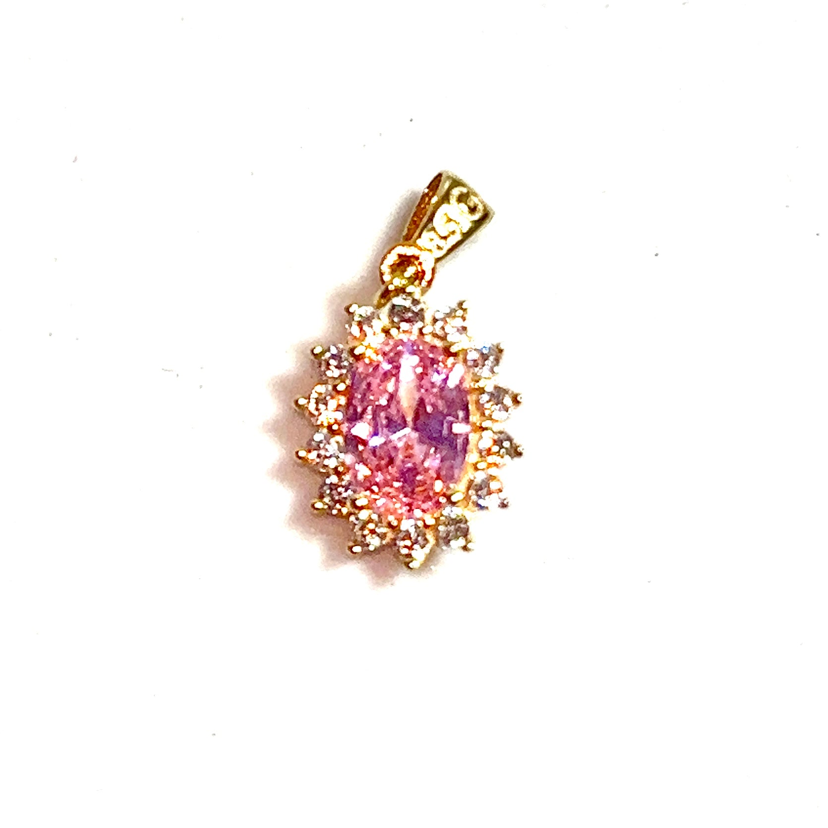 Pink Pendant - 14 carat gold
