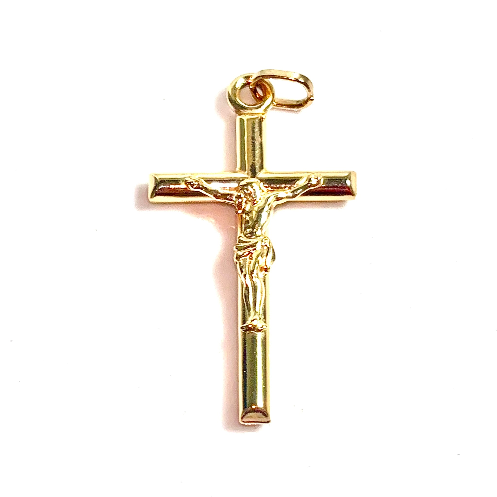 Small Jesus Cross - 14 carat gold